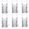 Ästhetische Trinkgläser Wasserglas Kristallglas Saftglas longdrinkgläser 280ml coktailgläser gläser set 6 teilig MOD-3