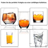Ästhetische Trinkgläser Wasserglas Kristallglas Saftglas longdrinkgläser 280ml coktailgläser gläser set 6 teilig MOD-3